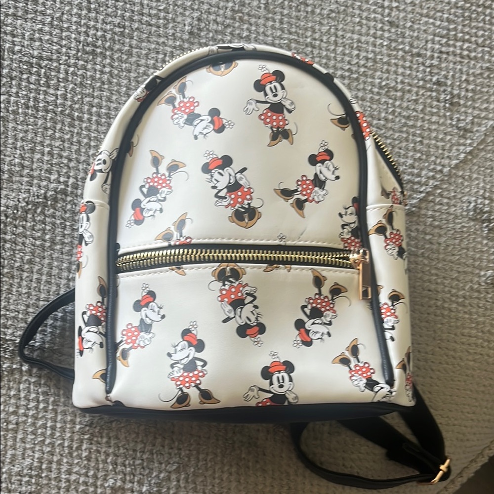 Minnie Mouse Cream Backpack
